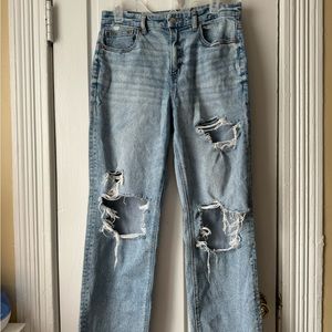 American Eagle Size 8 Curvy 90’s Straight Jeans